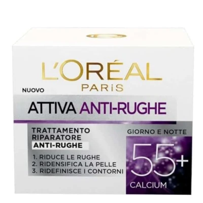 Afbeelding van L&#039;OREAL Anti Rimpel Active + 55y.o. 50 ml. Gezichtsverzorging