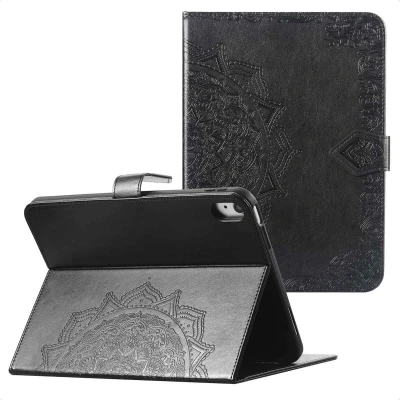 Afbeelding van imoshion tablet Hoes Geschikt voor iPad Air 5 (2022) / 4 (2020) 11 inch (2025) M3 (2024) M2 Mandala Bookcase Zwart
