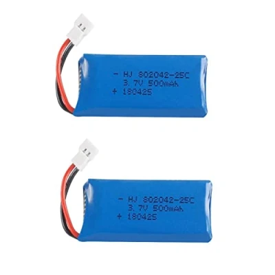 Afbeelding van YUNIQUE Belgische 2 stuks 3,7 V 500 mAh Lipo batterijen X4 x 4 H107D H107C FPV Drone