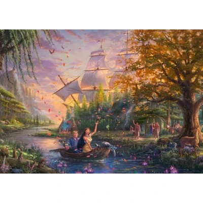 Image de Puzzle Schmidt Thomas Kinkade : Pocahontas, 1000 pièces