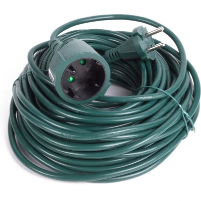 Afbeelding van Benson Verlengsnoer Groen 20 meter 2 x 1.0 mm²