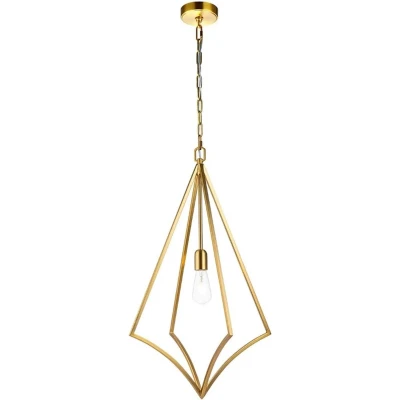 Afbeelding van Feiss LED Pendelarmatuur Nico 1X E27 Max 60W Dimbaar Burnished Brass