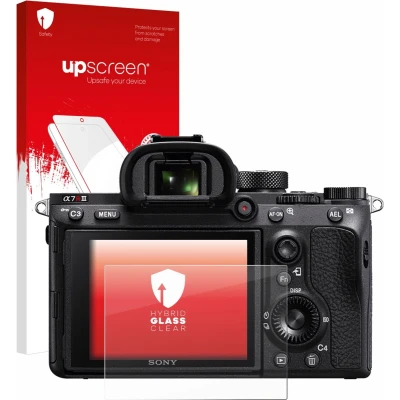 Afbeelding van upscreen Screenprotector voor Sony Alpha 7R III Folie Beschermfolie Beschermglas transparant