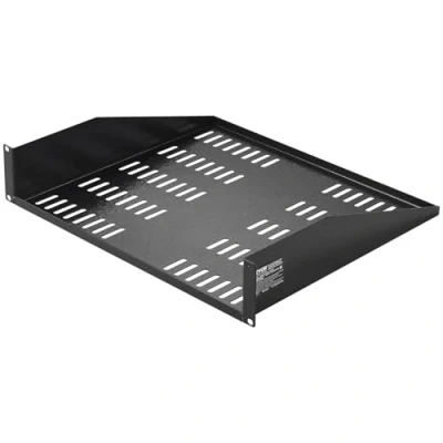 Image de VEVOR Étagères de Rack Serveur 2U Profondeur 406 mm Montage Plateau Ventilé
