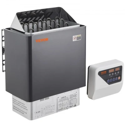 Image de VEVOR Poêle Sauna Électrique 8kW Contrôleur Numérique Spa Domestique pour 8 12m3