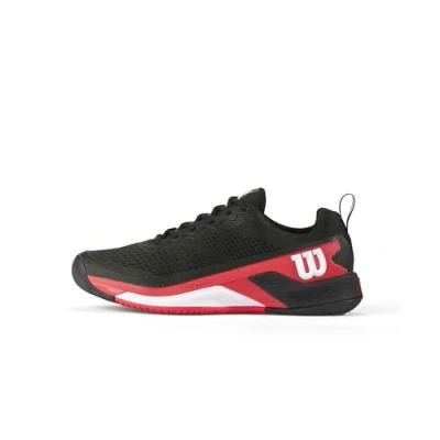 Afbeelding van Wilson RUSH PRO Tennisschoenen voor alle ondergronden, Heren, Maat: 40,5, Black rd wh Schoenen