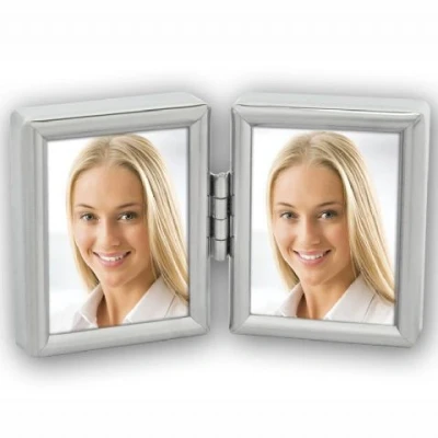 Afbeelding van Zep Fotolijst 8735DL Silver 2x 3,5x4,5 cm voor 2 Pasfoto&#039;s