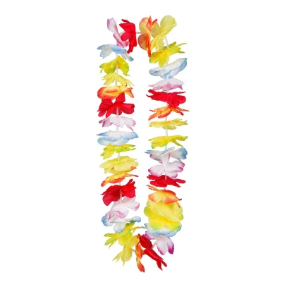 Afbeelding van Boland Hawaïkrans Tropical Multi Volwassenen Unisex Hawaii Themafeest Strandfeest Carnaval