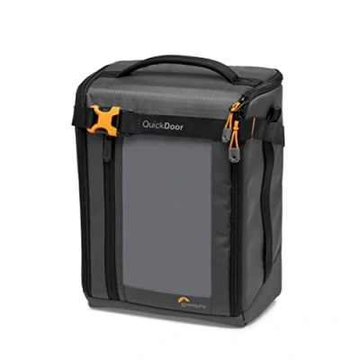 Afbeelding van Lowepro GearUp Creator Box Extra Large II, spiegelloze fotografische houder en DSLR, fotocamera met accessoires voor sneller, realistische weergave tessuti riciclati, interne ruimteverdeler, grijs