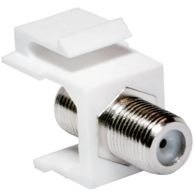Afbeelding van Keystone F connector (v) Wit