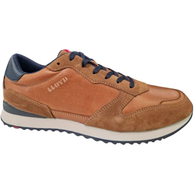 Afbeelding van Lloyd Edmond Sneakers laag, Heren, Maat: 44.5, Cigar Leer
