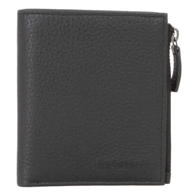 Afbeelding van VALENTINO Leren Portemonnee Sodaro Wallet Nero Zwart
