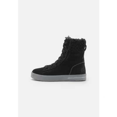 Afbeelding van Superfit Stella Veterboots voor kinderen, Maat: 27, Schwarz Leer en textiel