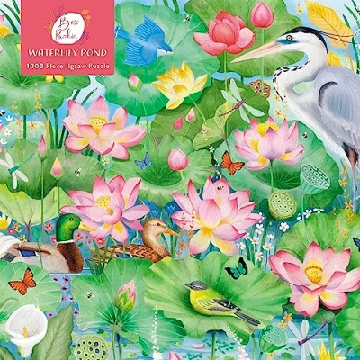 Afbeelding van Adult Jigsaw Puzzle: Bex Parkin: Waterlily Pond: 1000 Piece Puzzles