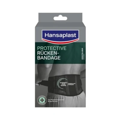 Afbeelding van Hansaplast Beschermende rugsteunbandage met individuele compressieniveau, verlicht pijn, eenheidsmaat, verstelbaar