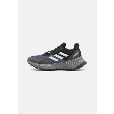 Afbeelding van Adidas Terrex Soulstride Running Shoes Trail hardloopschoenen, Dames, Maat: 36 2/3, Core black/crystal white/grey Textiel/ synthetisch