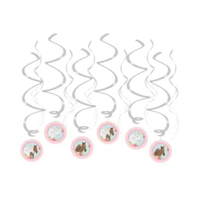 Afbeelding van Sweet Horses Swirls 70cm 12 stuks