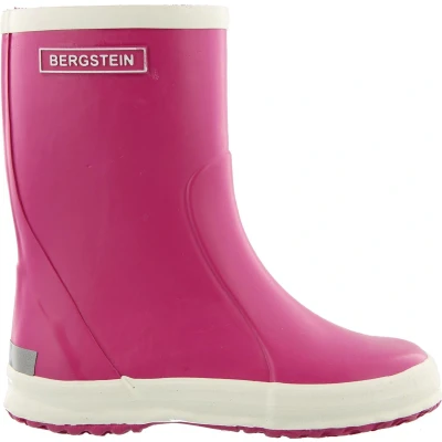 Afbeelding van Bergstein Meisjes Regenlaars met refletiestreep in de kleur Fuchsia, maat: 27