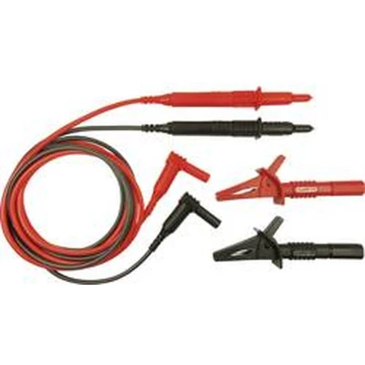Afbeelding van Cliff CIH29892 Veiligheidsmeetsnoerenset [Stekker 4 mm Testpunt] 1.20 m Rood, Zwart 1 stuk(s)
