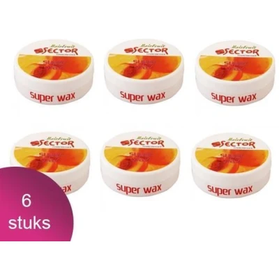 Afbeelding van Sector Super Wax Hair Fruit Strong Voordeelverpakking 6x150ml
