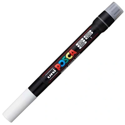 Afbeelding van Uni ball Paint Marker Op Waterbasis Posca Brush Wit Paintmarker