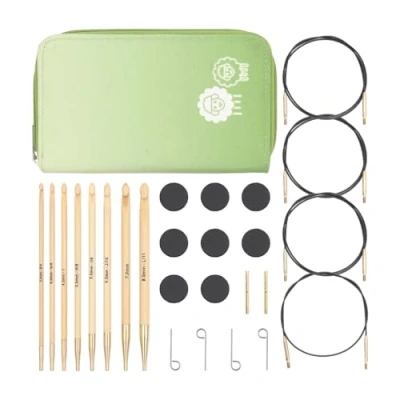 Afbeelding van KnitPro Bamboo Tunische haaknaaldenset 3.50 8.00mm