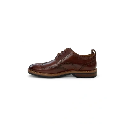 Afbeelding van Clarks Veterschoenen, Heren, Maat: 41, Bruin Leer
