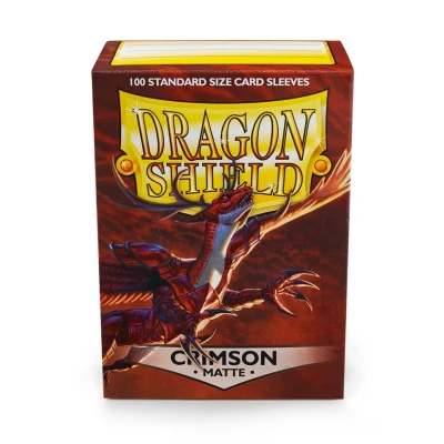 Afbeelding van Dragon Shield Sleeves Matte Crimson (100 stuks)