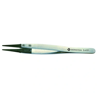Afbeelding van Bernstein Tools for Electronics 5 431 Precisiepincet Plat rond 125 mm