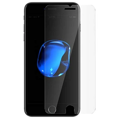 Afbeelding van Gehard Glas Geschikt voor Apple iPhone 7 Plus/8 Plus 9h Afgeschuinde randen BigBen Transparant
