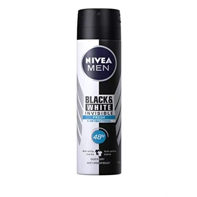 Afbeelding van Nivea Invisible For Black &amp; White Fresh Men Anti Perspirant 150ml