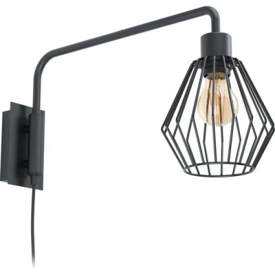 Afbeelding van EGLO Tabillano 1 Wandlamp E27 16 cm Zwart
