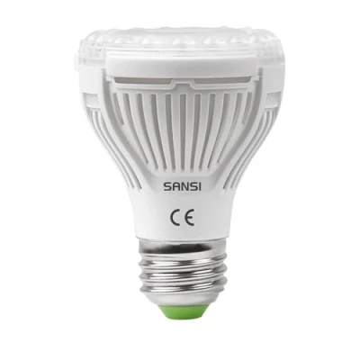 Afbeelding van SANSI led tuinbouwlamp, 10 W, voor plantenteelt, 150 komt overeen met groeilamp, E27 volledig spectrum, kweeklicht bloemen, veg planten (PPF 16 μmol/s, stralingshoek 60)
