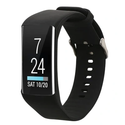 Afbeelding van kwmobile horlogebandje geschikt voor Polar A360 / A370 polsband Smartwatch bandje van TPU Activity tracker horloge band in zwart