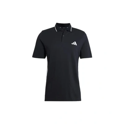 Afbeelding van adidas Sportswear Essentials Stripes Poloshirt Black white, Heren, Maat: XS, white