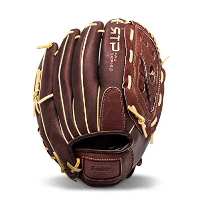 Afbeelding van Franklin MLB Honkbal RTP Pro Serie Honkbalhandschoen Kinderen Bruin 11 inch