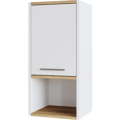 Afbeelding van Vicco Badkamerkast Elvio, Wit/Sonoma, 32 x 68 cm