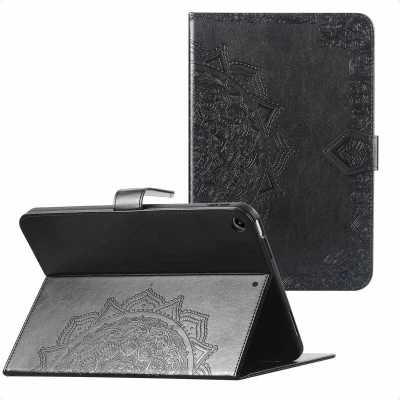 Afbeelding van imoshion Mandala Bookcase voor de Samsung Galaxy Tab A9 Plus Zwart