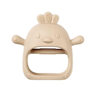 Afbeelding van Nattou SILICONE Bijthandschoen 11,5 cm Klei