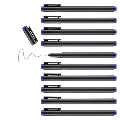 Afbeelding van Viltstift edding 8011 rond cleanroom fijn blauw