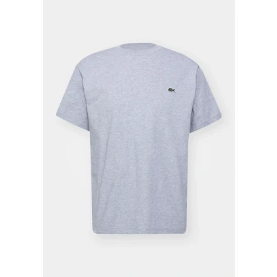 Afbeelding van Lacoste Essential Tshirt basic, Heren, Maat: XL, Silver chine