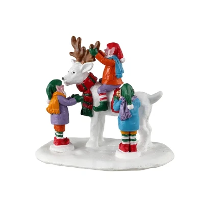 Afbeelding van Reindeer Snowman LEMAX