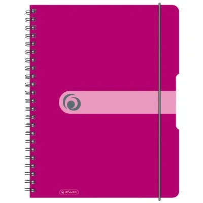 Afbeelding van Herlitz, Notitieboekje + schrijfblok, 11293081 Notitieboekjes 80 vellen (A4, Gecontroleerd)