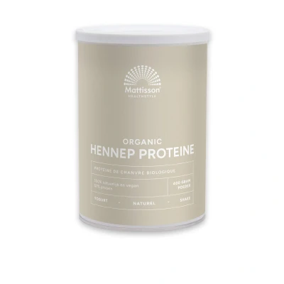 Afbeelding van Mattisson Biologische Hennep Proteïne poeder 57% 400 g