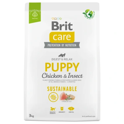 Afbeelding van Brit Care Dog Sustainable Puppy Kip Hondenvoer 3 kg