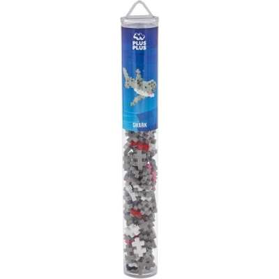 Afbeelding van Plus Animal Tube Haai Constructiespeelgoed Set Met Bouwstenen 100 Delige Bouwset Bouwspeelgoed Vanaf 3 Jaar