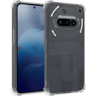 Afbeelding van Hoesje Geschikt voor Nothing Phone 3a Siliconen Shock Proof Case Hoes (3a) Cover Shockproof Transparant