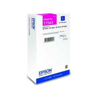 Afbeelding van Epson T7563 (C13T756340) Inktcartridge Magenta