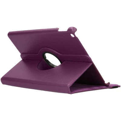 Afbeelding van iMoshion Tablet Hoes Geschikt voor iPad 9 (2021) 9e generatie / 7 (2019) 7e 8 (2020) 8e 360 Draaibare Bookcase Paars