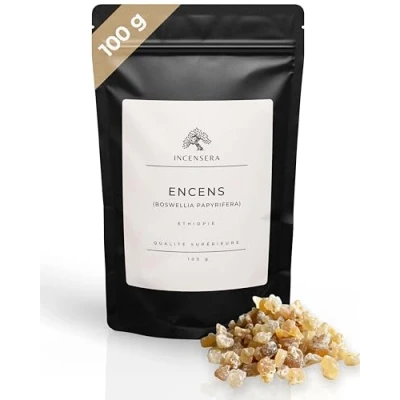 Afbeelding van Wierook 100 g Ethiopië Eritrea Boswellia papyrifera natuurlijke wierookhars in kerkkwaliteit kerkwierook